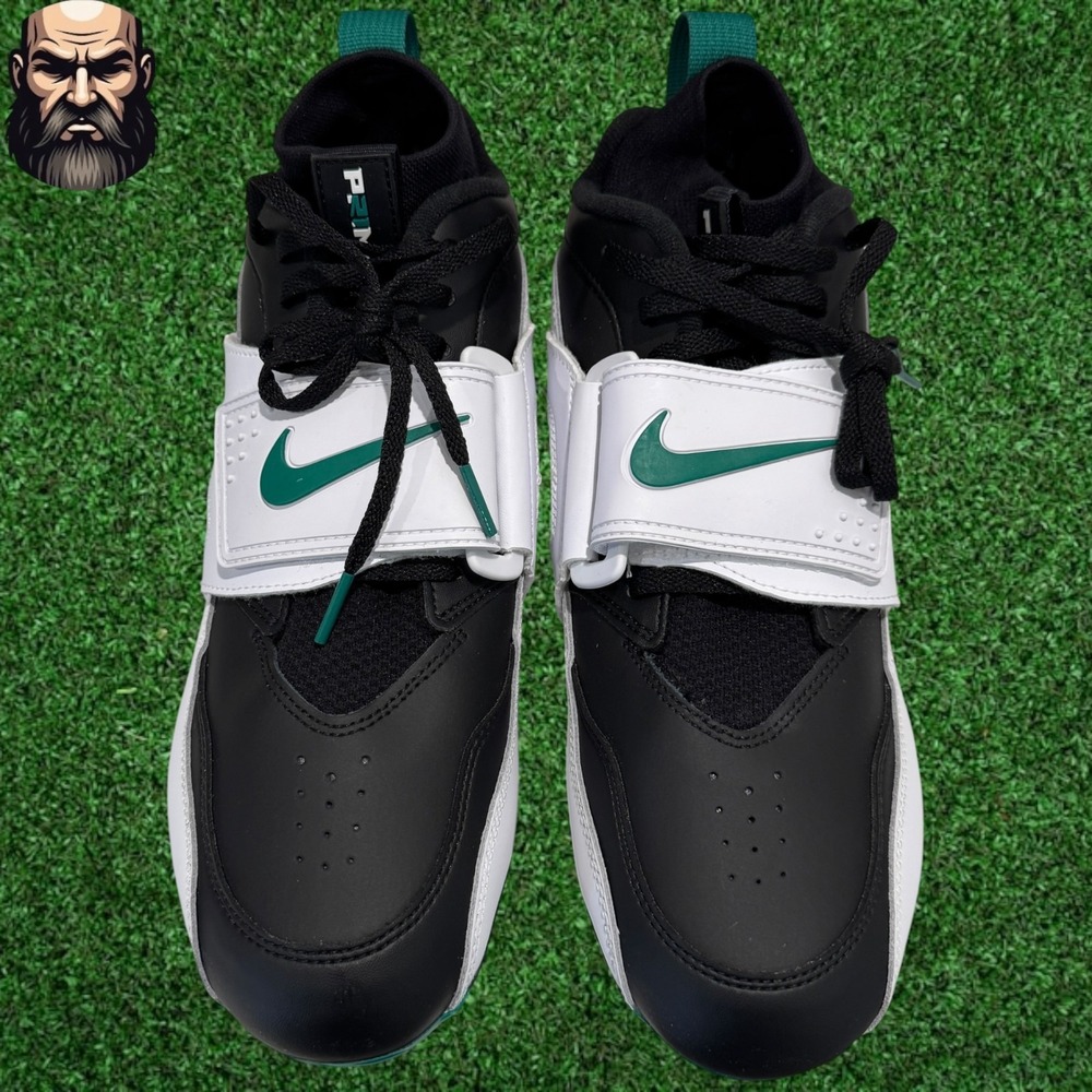 Nike Air Diamond Turf 93 Emerald Green HF5298-102 Football Cleats Men's Size 10 - Picture 4 of 6